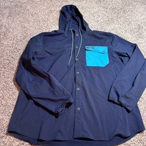 LL Bean Hooded Windshirt- XL